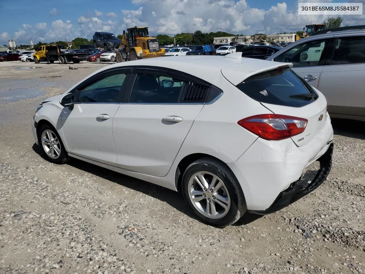 2018 Chevrolet Cruze Lt VIN: 3G1BE6SM8JS584387 Lot: 71231054