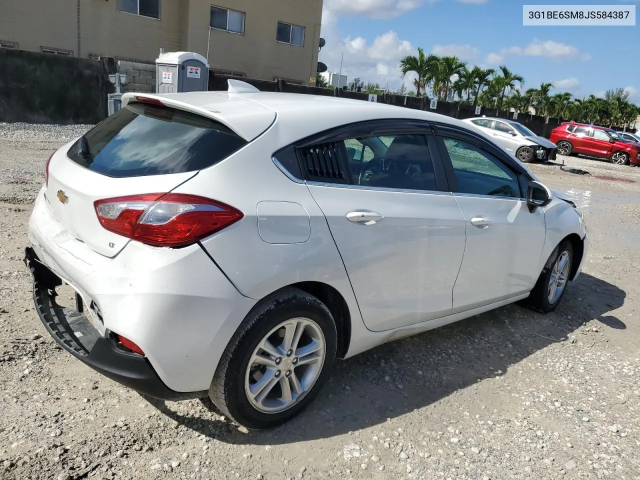 2018 Chevrolet Cruze Lt VIN: 3G1BE6SM8JS584387 Lot: 71231054