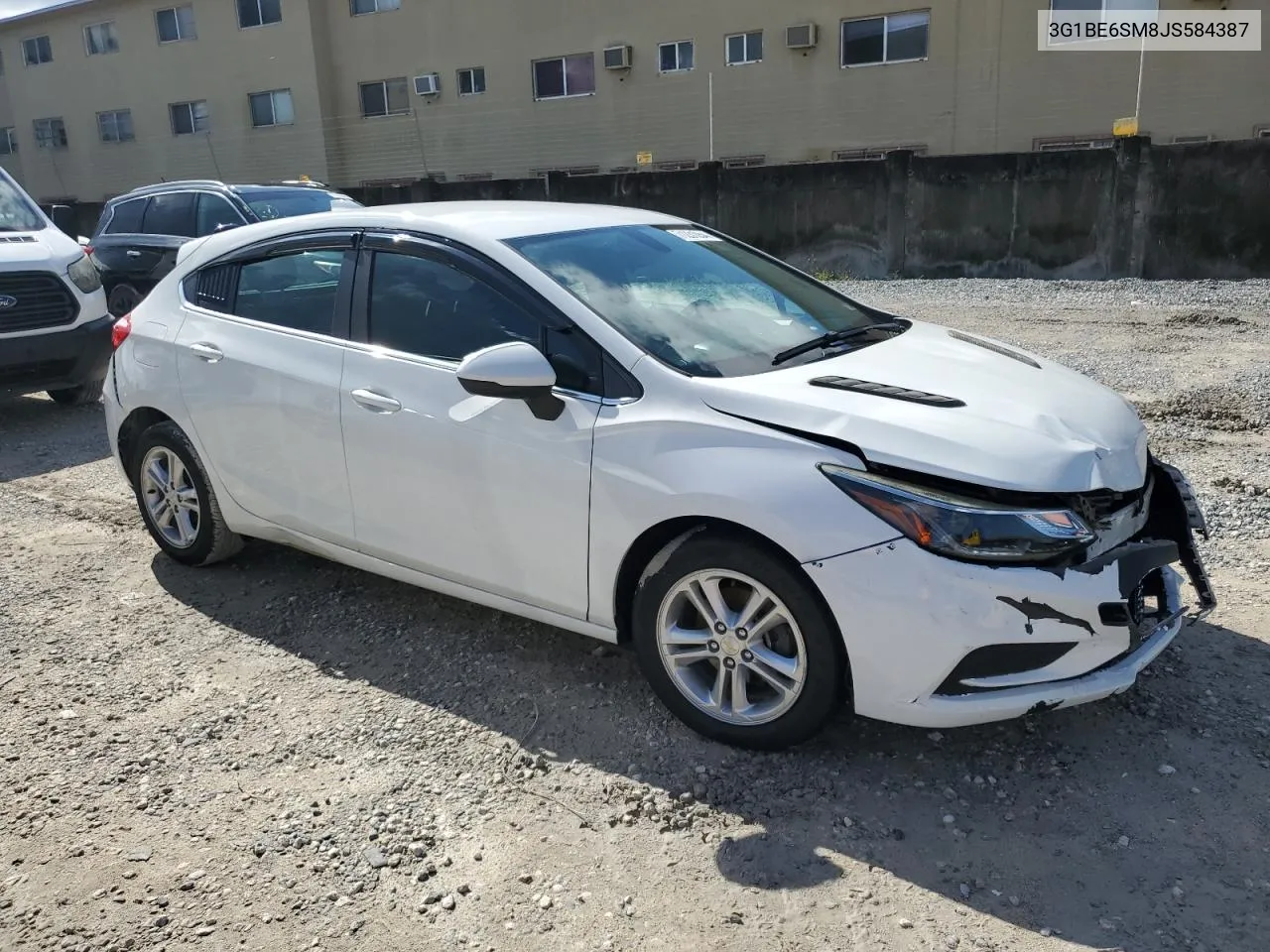 3G1BE6SM8JS584387 2018 Chevrolet Cruze Lt