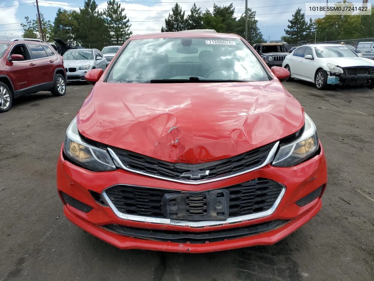 2018 Chevrolet Cruze Lt VIN: 1G1BE5SM0J7241422 Lot: 71260674