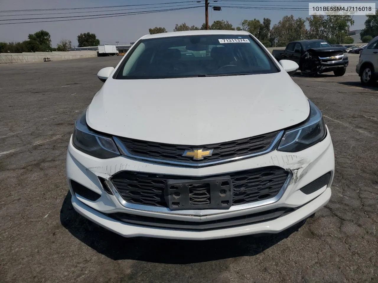 2018 Chevrolet Cruze Lt VIN: 1G1BE5SM4J7116018 Lot: 71311374