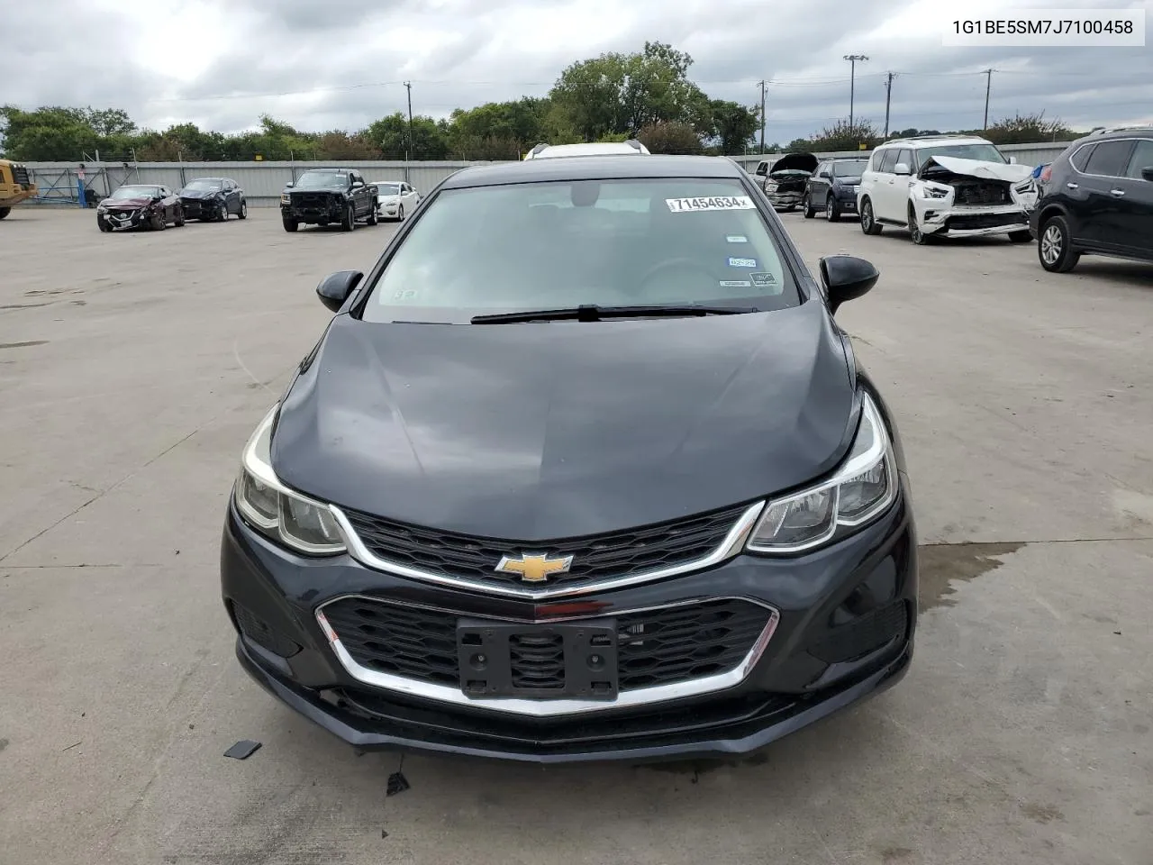 2018 Chevrolet Cruze Lt VIN: 1G1BE5SM7J7100458 Lot: 71454634