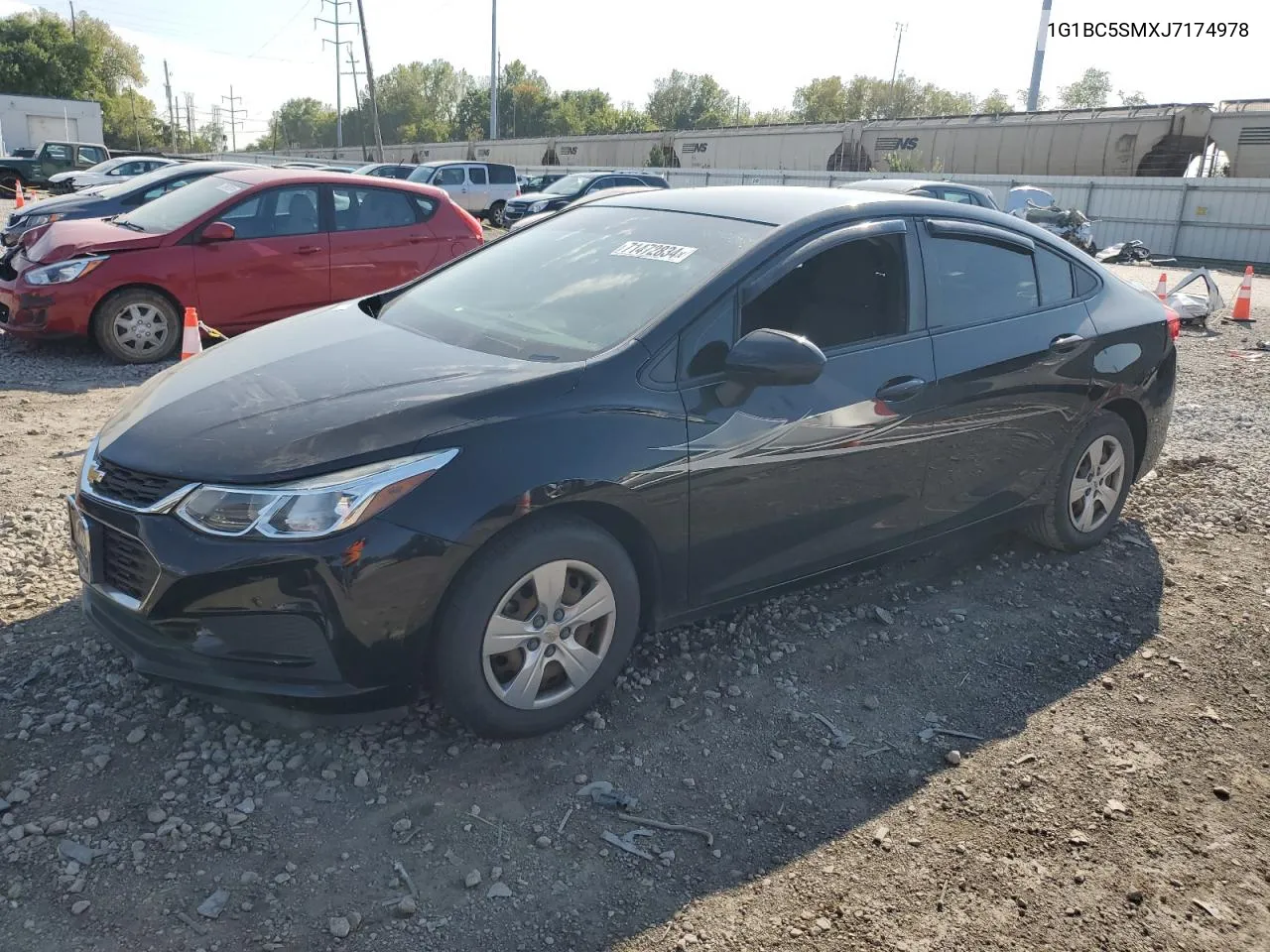 2018 Chevrolet Cruze Ls VIN: 1G1BC5SMXJ7174978 Lot: 71472834