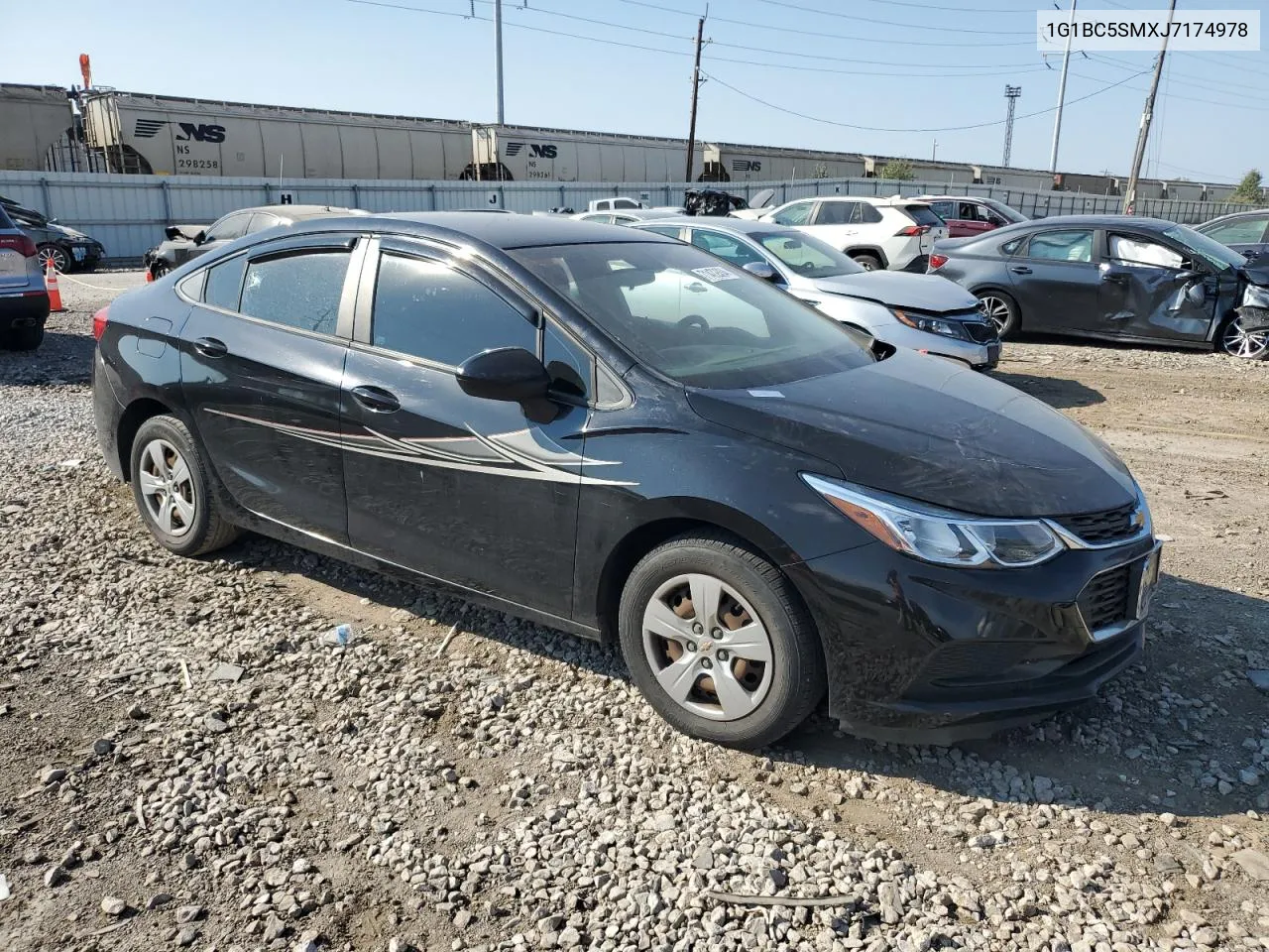 2018 Chevrolet Cruze Ls VIN: 1G1BC5SMXJ7174978 Lot: 71472834