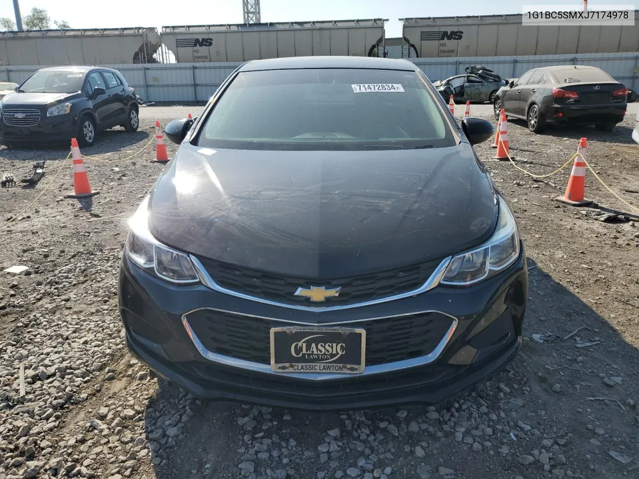 2018 Chevrolet Cruze Ls VIN: 1G1BC5SMXJ7174978 Lot: 71472834