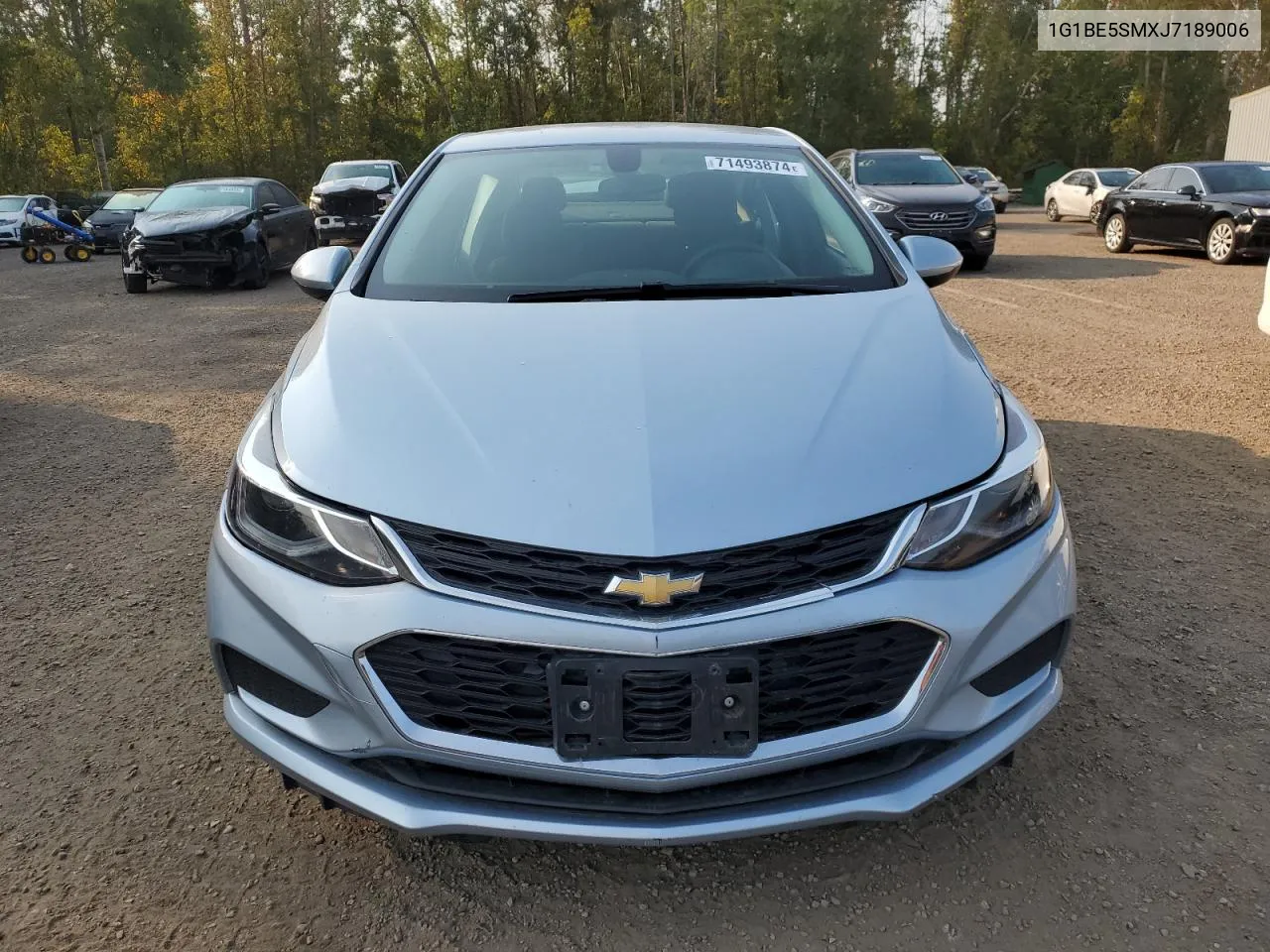 2018 Chevrolet Cruze Lt VIN: 1G1BE5SMXJ7189006 Lot: 71493874