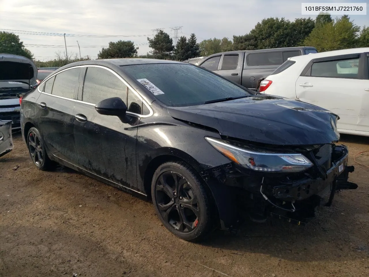 1G1BF5SM1J7221760 2018 Chevrolet Cruze Premier