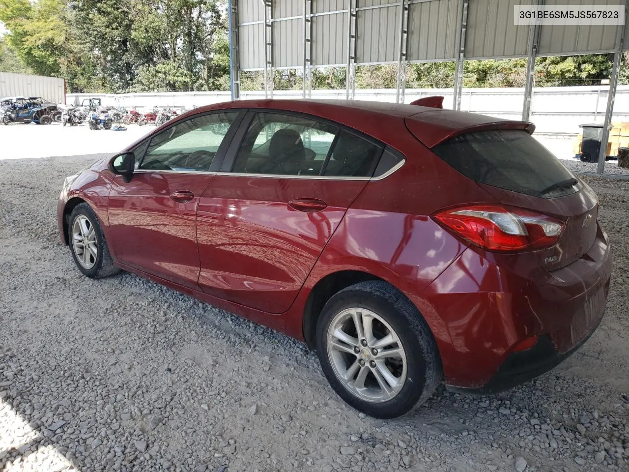 2018 Chevrolet Cruze Lt VIN: 3G1BE6SM5JS567823 Lot: 71845054