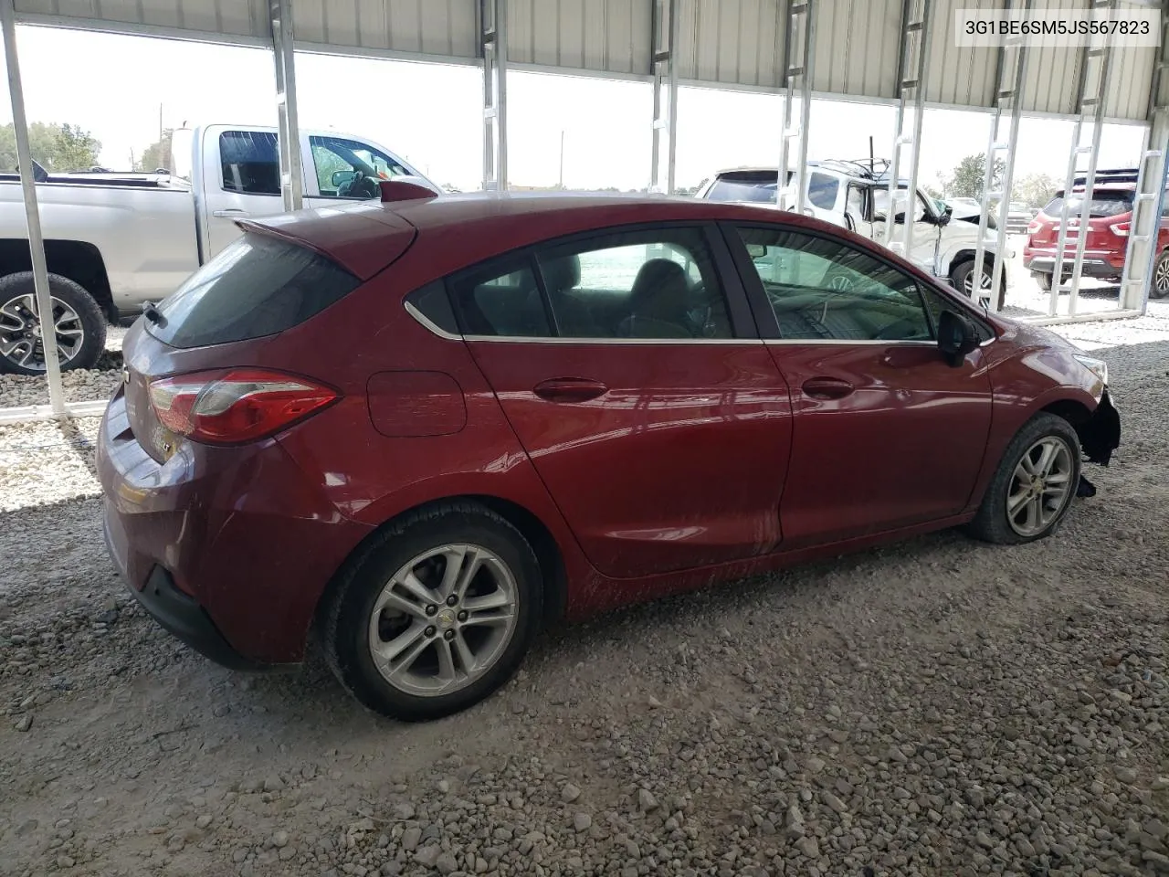 3G1BE6SM5JS567823 2018 Chevrolet Cruze Lt