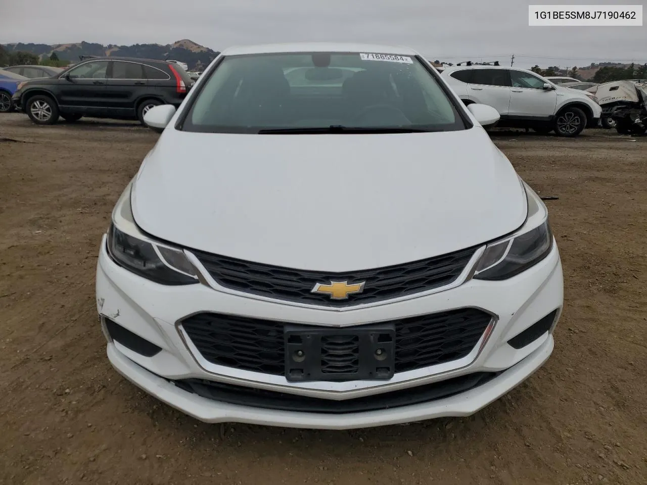 2018 Chevrolet Cruze Lt VIN: 1G1BE5SM8J7190462 Lot: 71885584