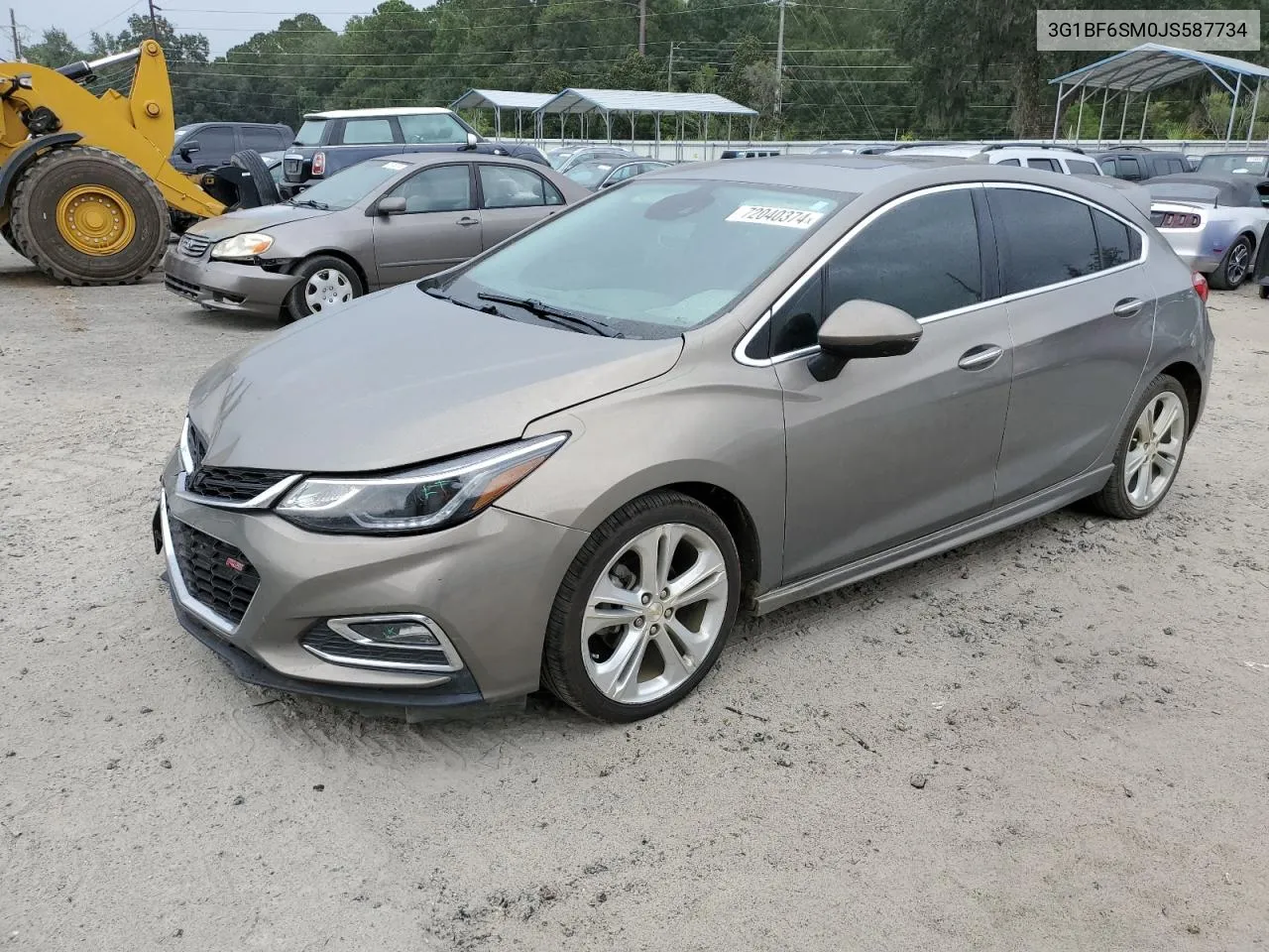 2018 Chevrolet Cruze Premier VIN: 3G1BF6SM0JS587734 Lot: 72040374