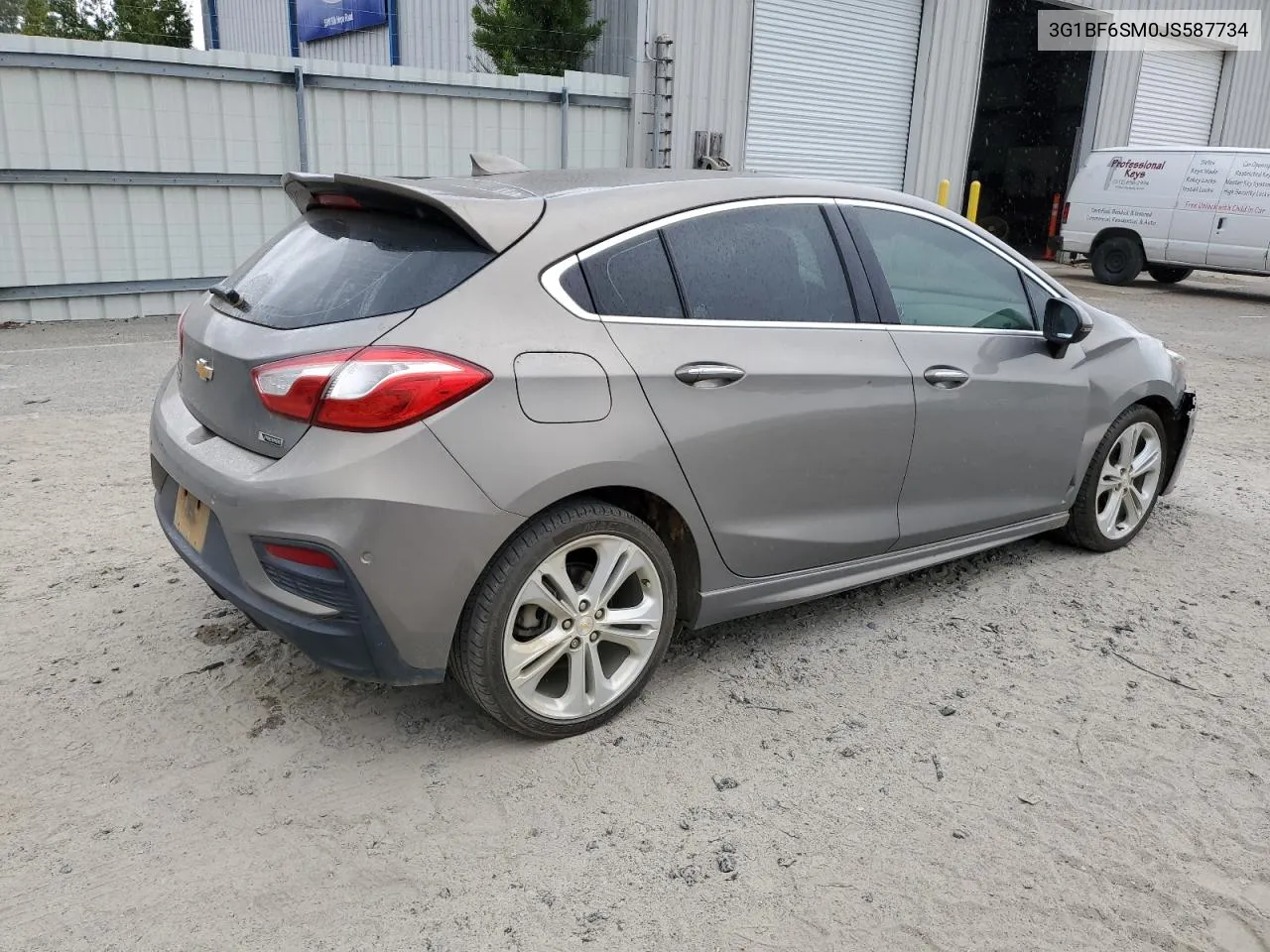 3G1BF6SM0JS587734 2018 Chevrolet Cruze Premier