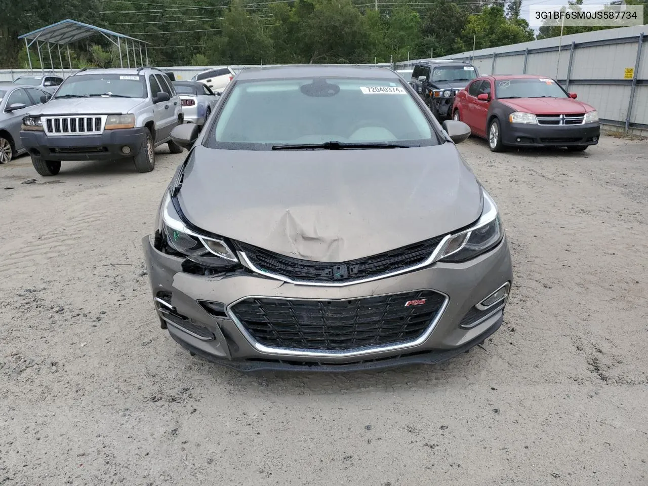 3G1BF6SM0JS587734 2018 Chevrolet Cruze Premier