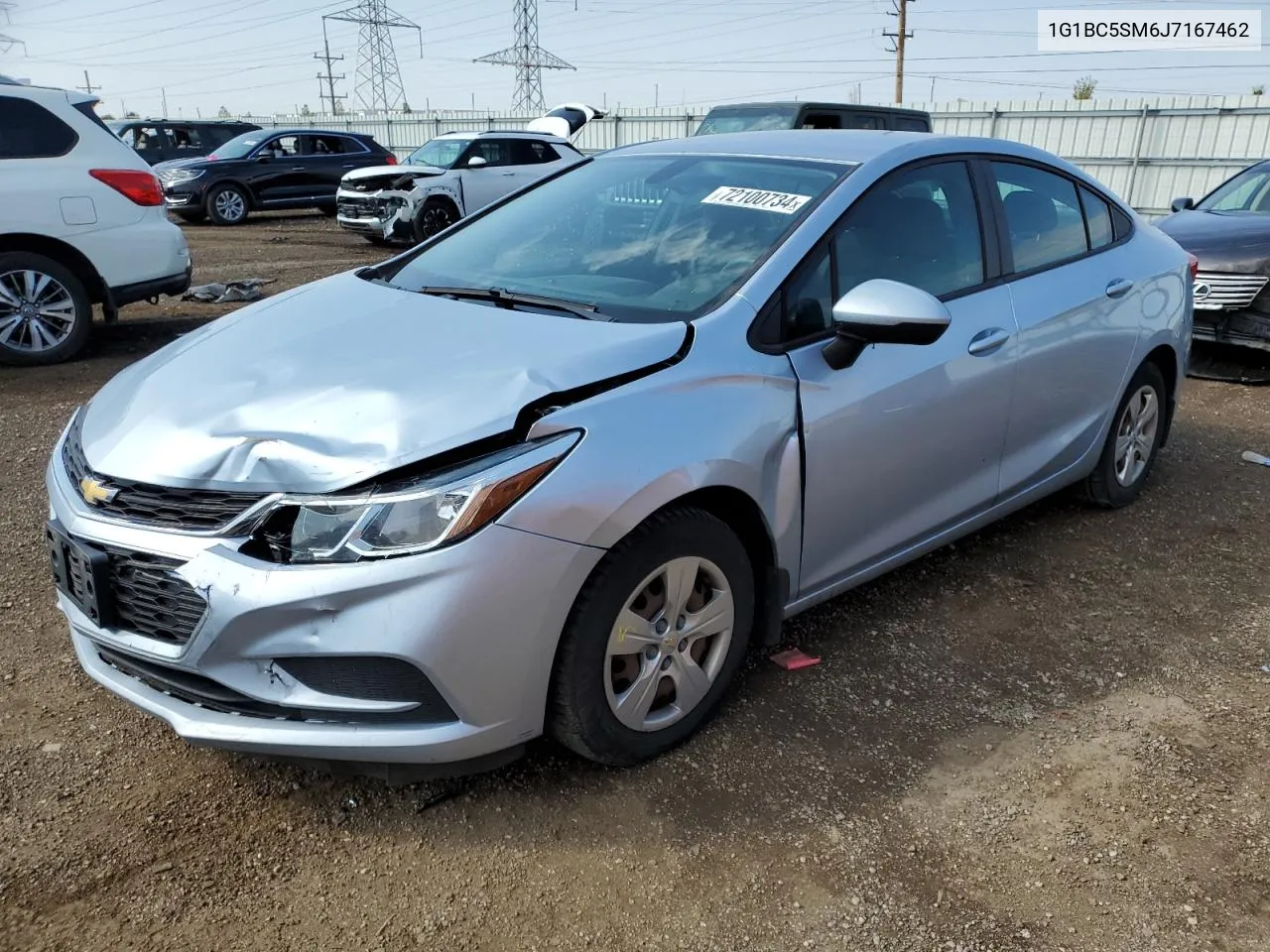 1G1BC5SM6J7167462 2018 Chevrolet Cruze Ls