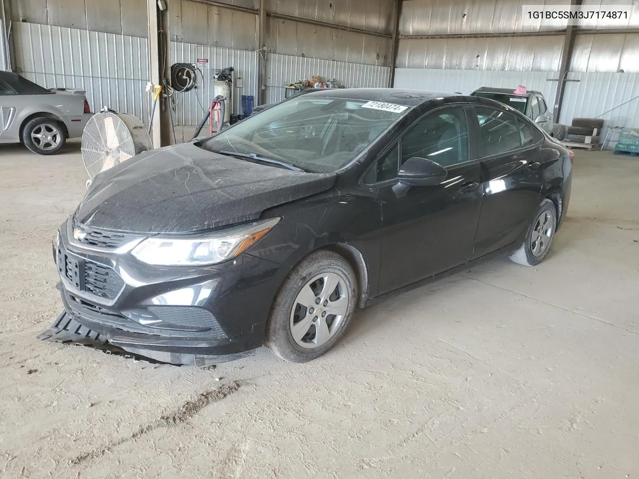 2018 Chevrolet Cruze Ls VIN: 1G1BC5SM3J7174871 Lot: 72180474