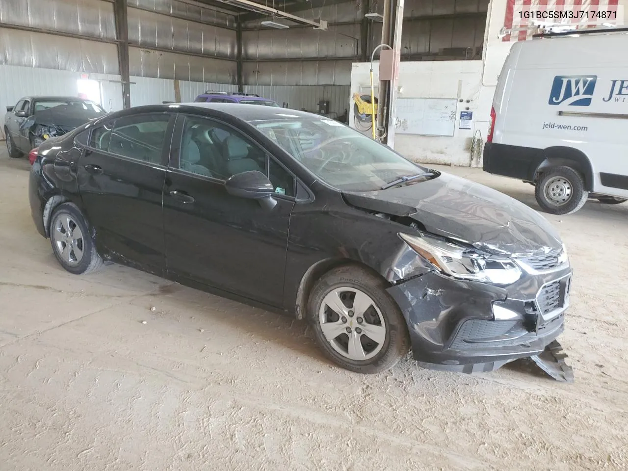 2018 Chevrolet Cruze Ls VIN: 1G1BC5SM3J7174871 Lot: 72180474