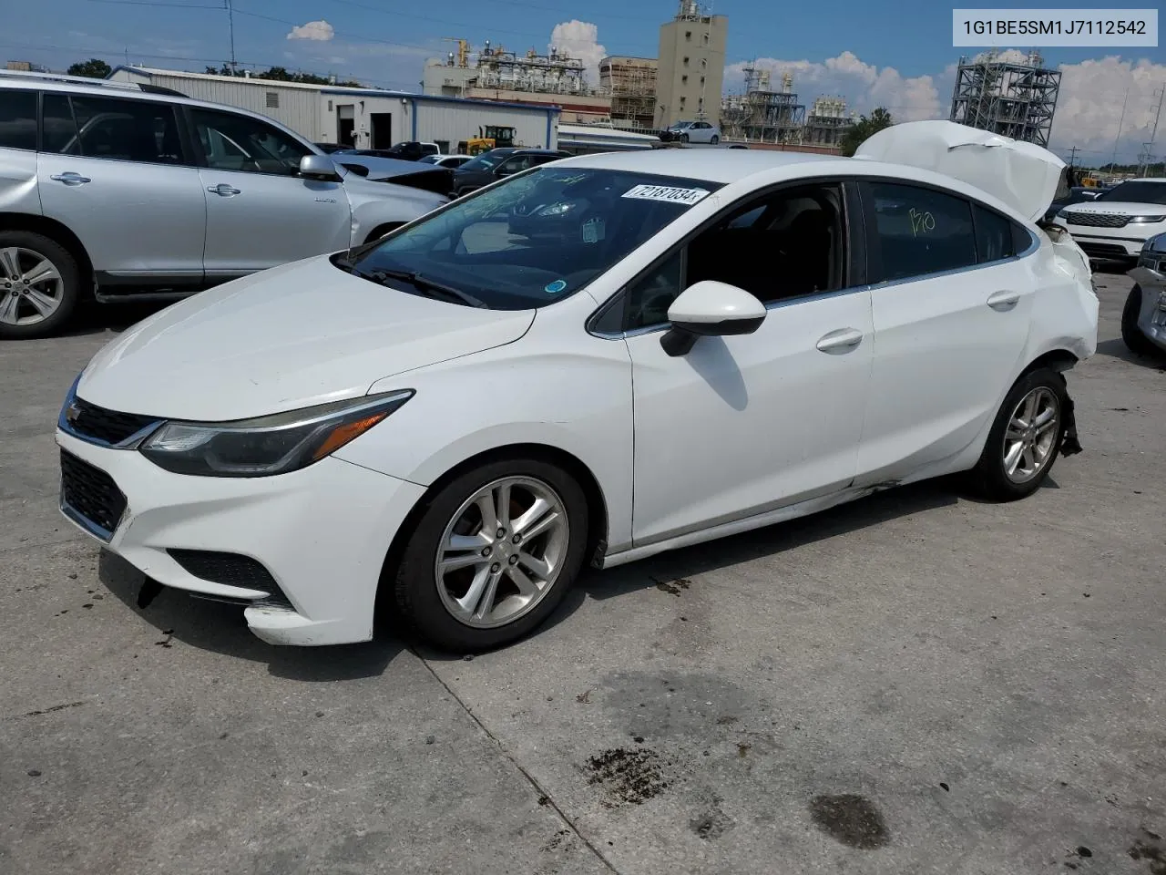 2018 Chevrolet Cruze Lt VIN: 1G1BE5SM1J7112542 Lot: 72187034