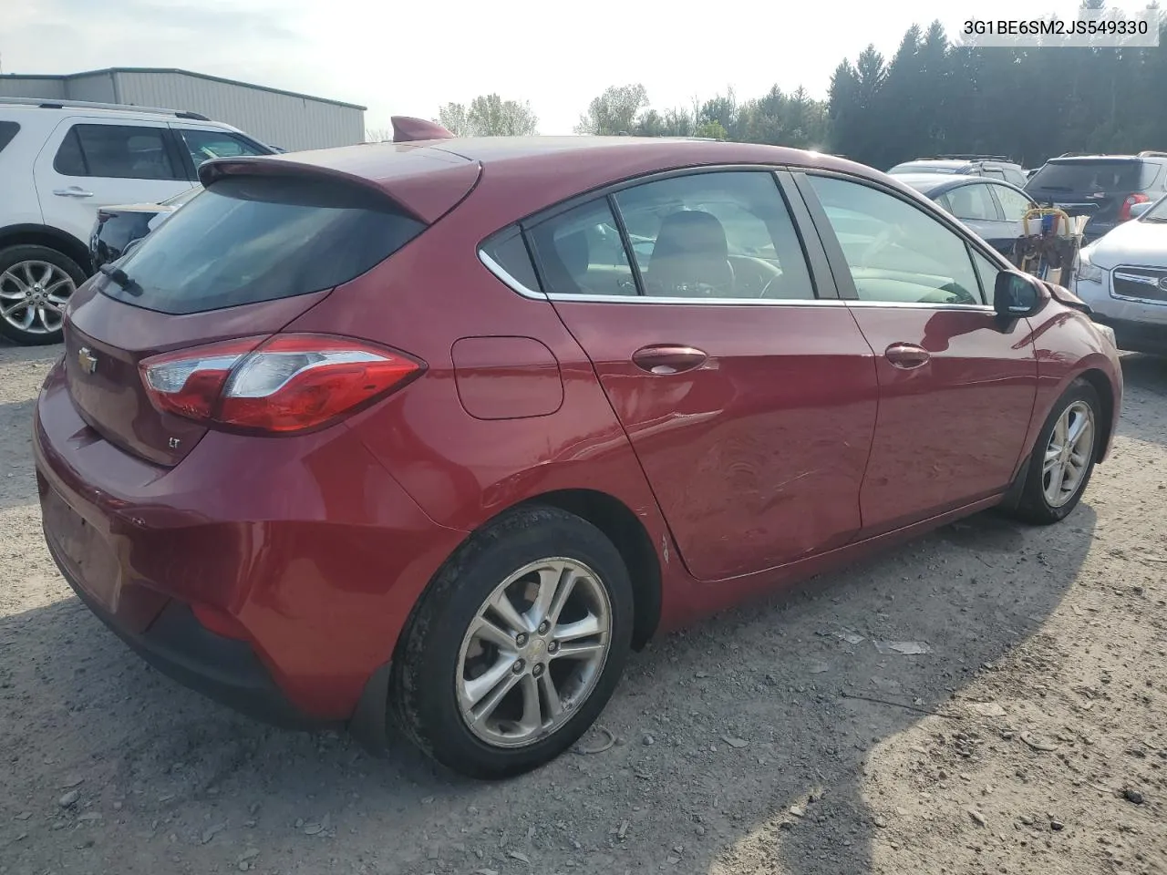 3G1BE6SM2JS549330 2018 Chevrolet Cruze Lt