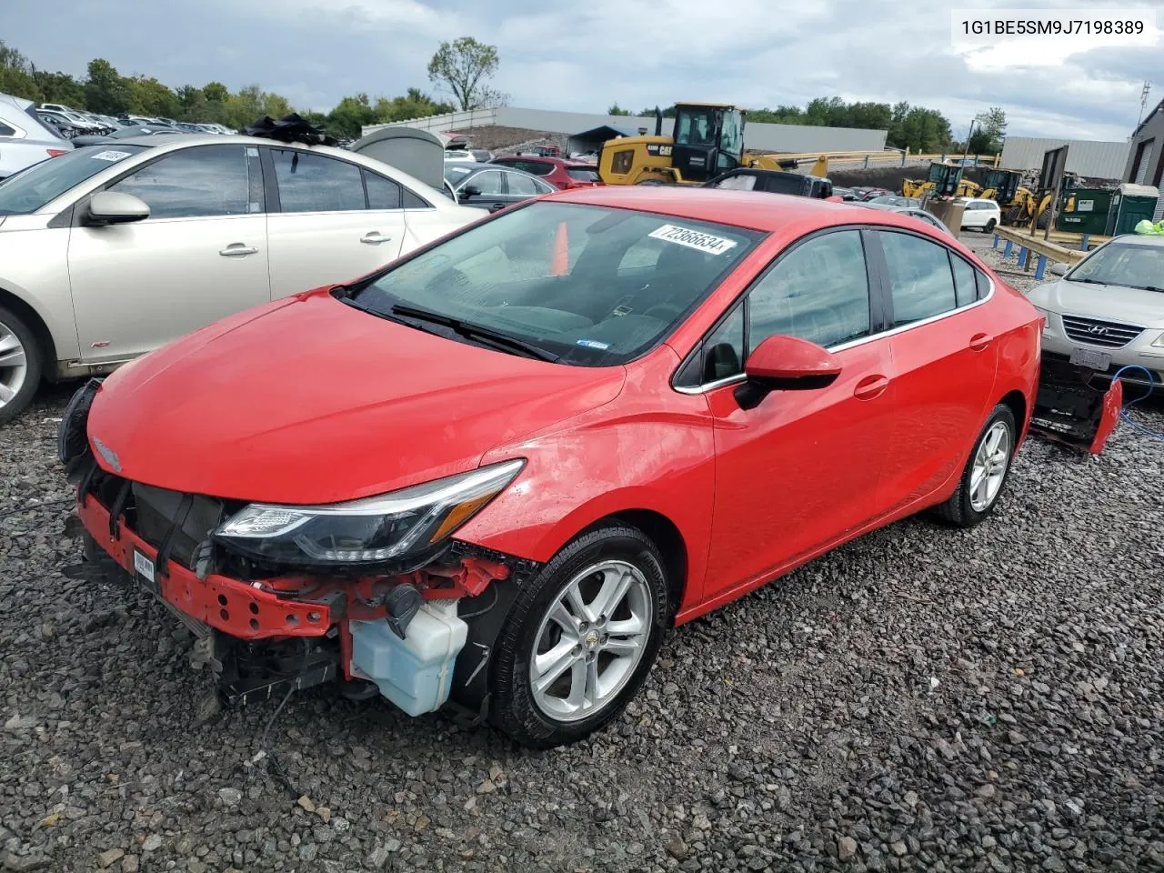 2018 Chevrolet Cruze Lt VIN: 1G1BE5SM9J7198389 Lot: 72366634