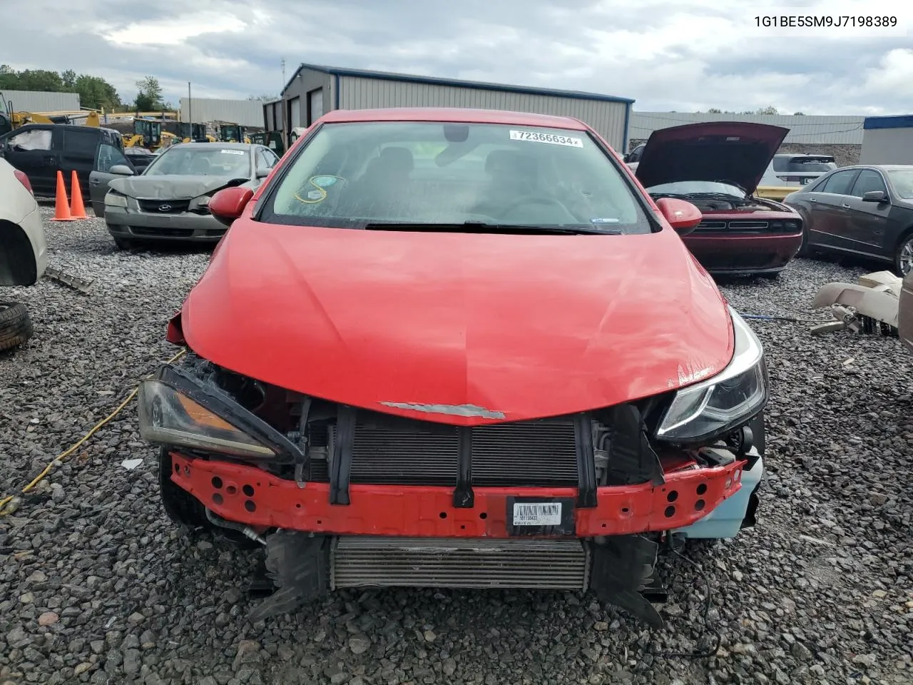 2018 Chevrolet Cruze Lt VIN: 1G1BE5SM9J7198389 Lot: 72366634