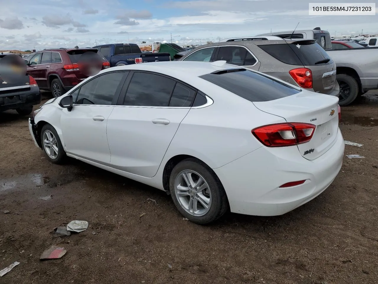 2018 Chevrolet Cruze Lt VIN: 1G1BE5SM4J7231203 Lot: 72404194