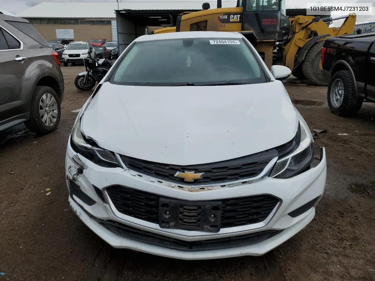 2018 Chevrolet Cruze Lt VIN: 1G1BE5SM4J7231203 Lot: 72404194