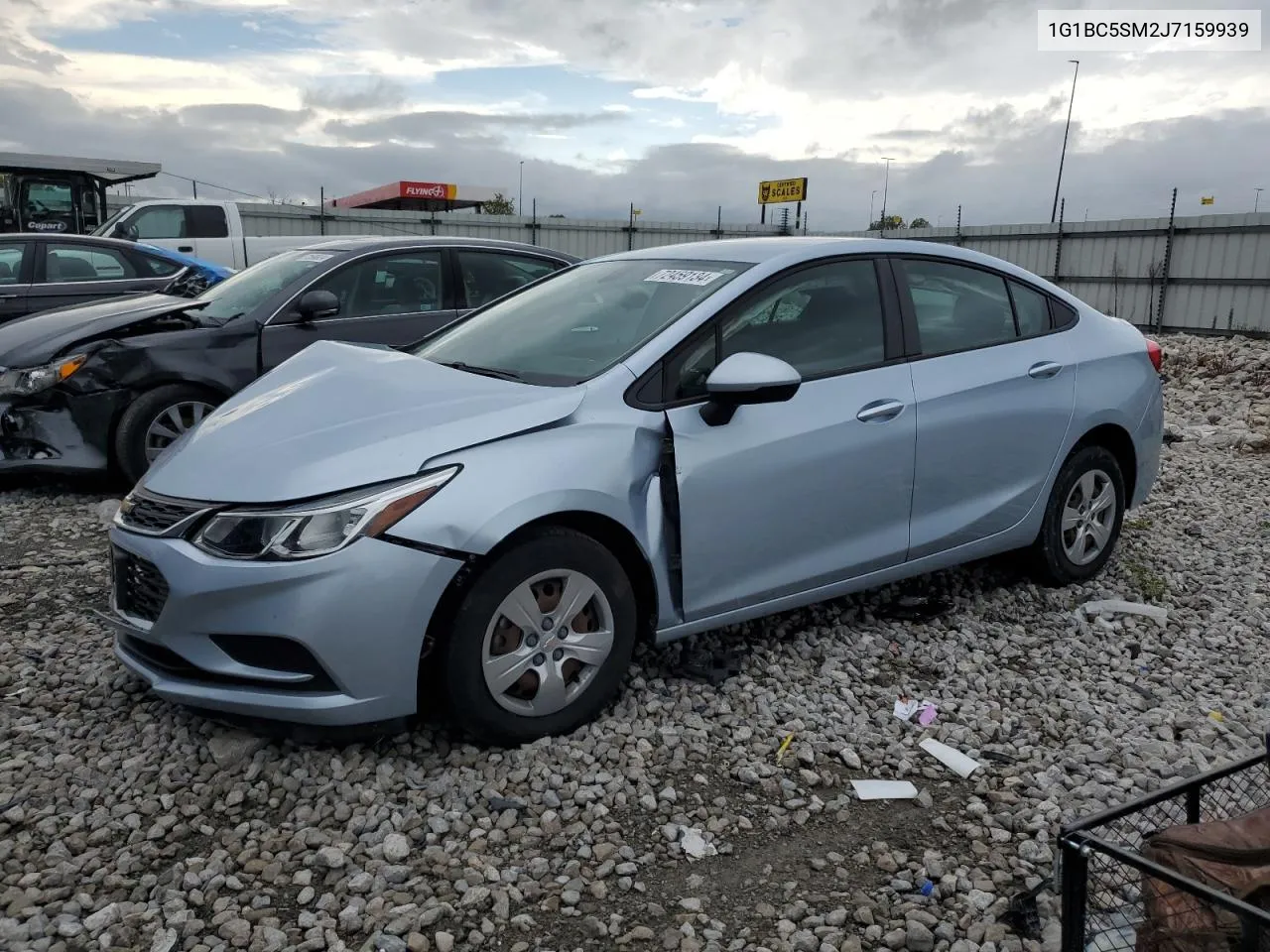 1G1BC5SM2J7159939 2018 Chevrolet Cruze Ls