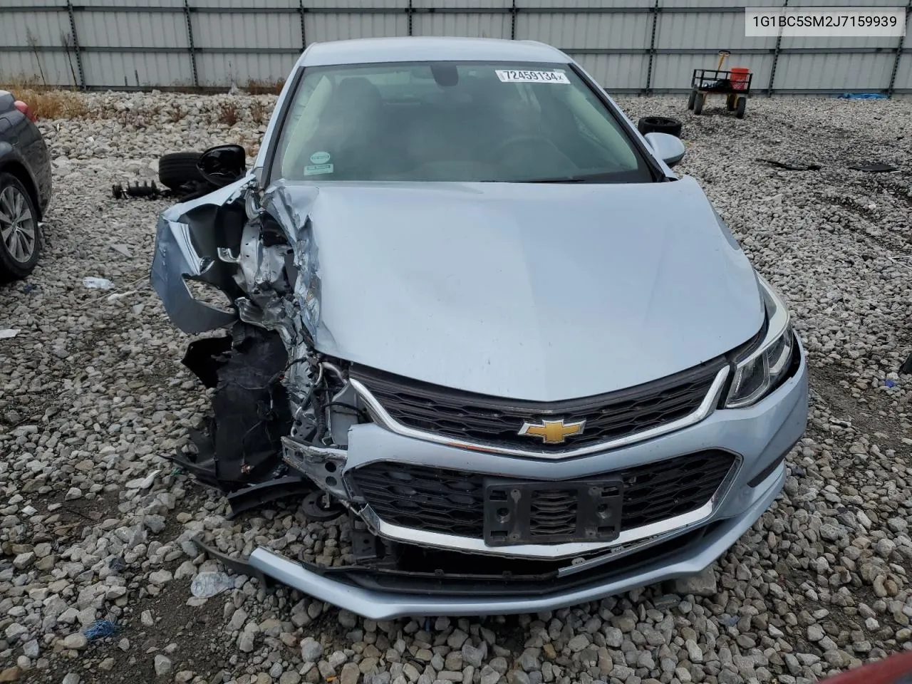 2018 Chevrolet Cruze Ls VIN: 1G1BC5SM2J7159939 Lot: 72459134