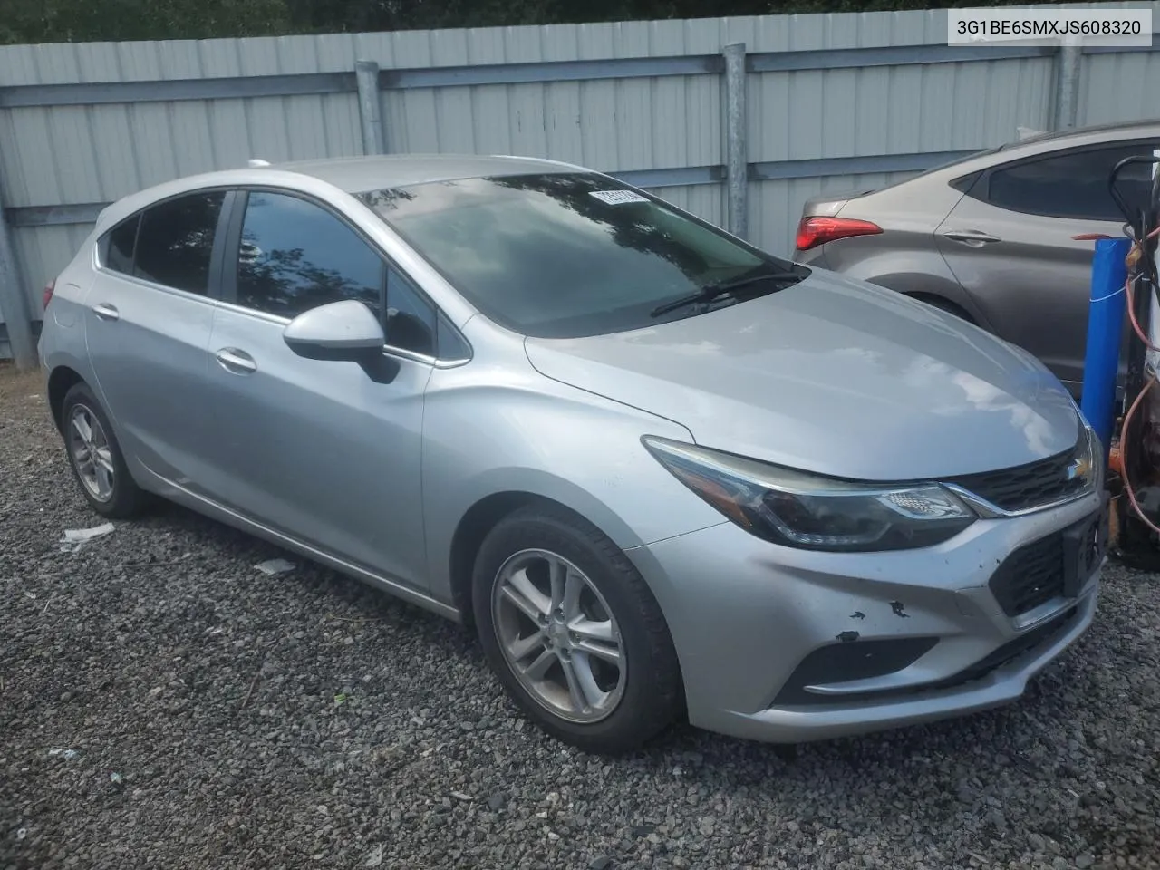 2018 Chevrolet Cruze Lt VIN: 3G1BE6SMXJS608320 Lot: 72511294