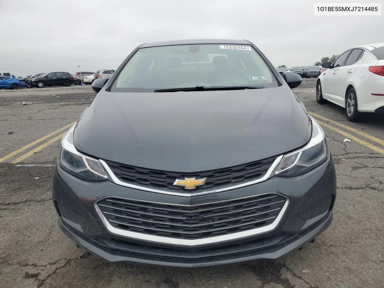 2018 Chevrolet Cruze Lt VIN: 1G1BE5SMXJ7214485 Lot: 72532454