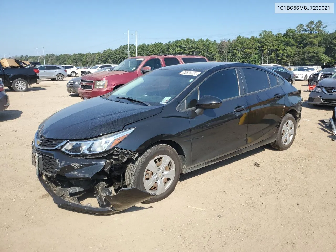 2018 Chevrolet Cruze Ls VIN: 1G1BC5SM8J7239021 Lot: 72625434