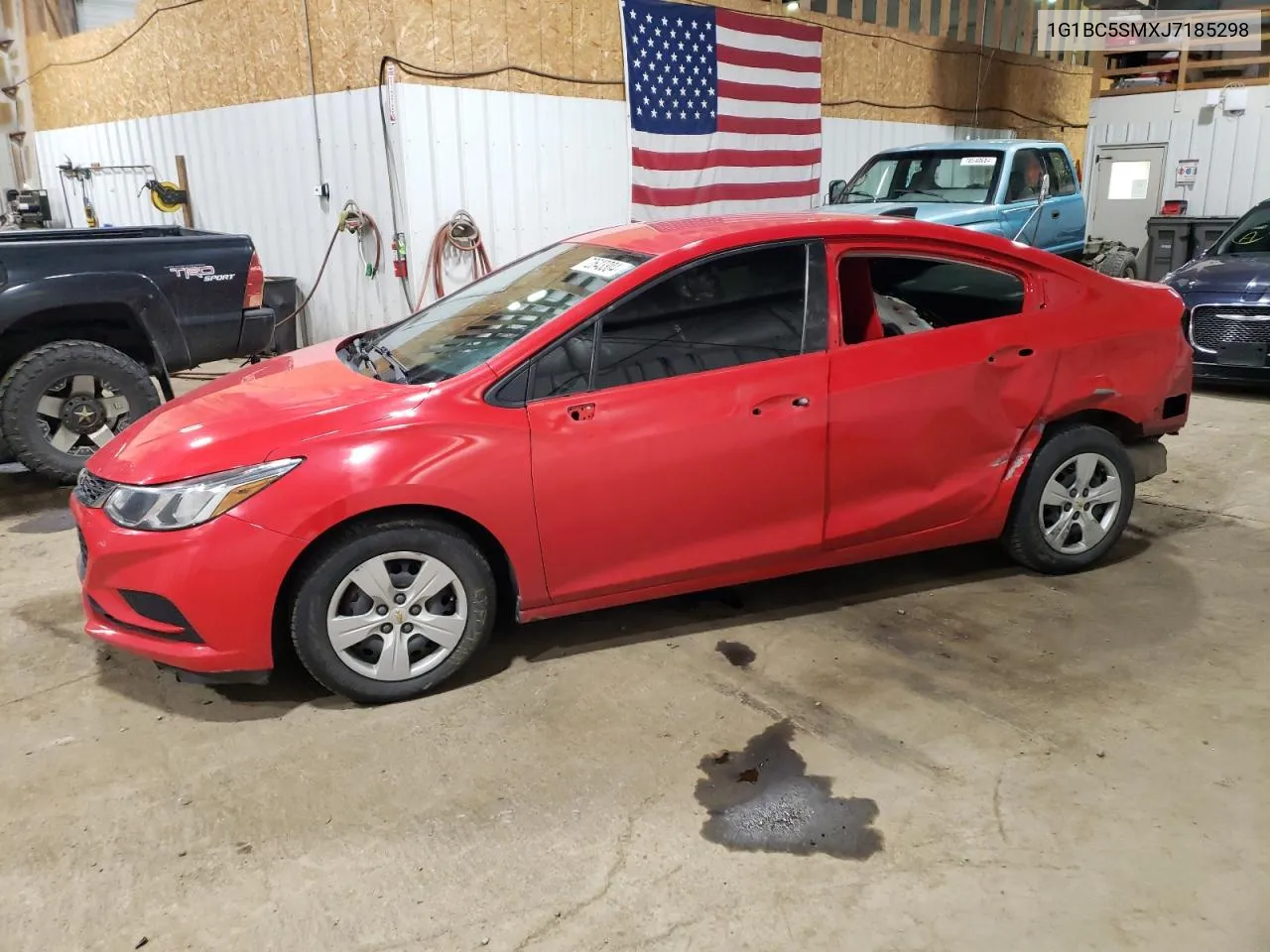 2018 Chevrolet Cruze Ls VIN: 1G1BC5SMXJ7185298 Lot: 72643304