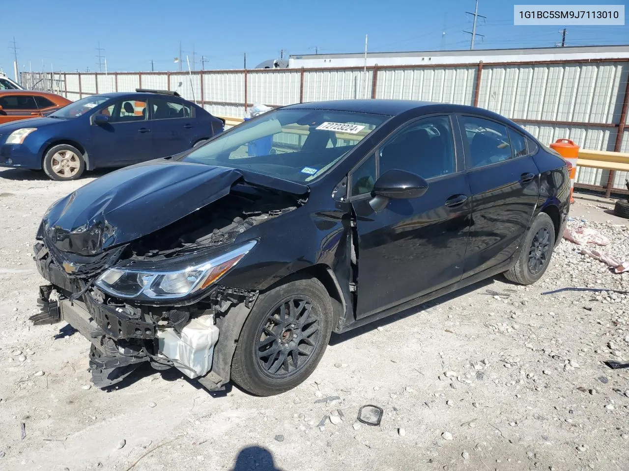 2018 Chevrolet Cruze Ls VIN: 1G1BC5SM9J7113010 Lot: 72723224