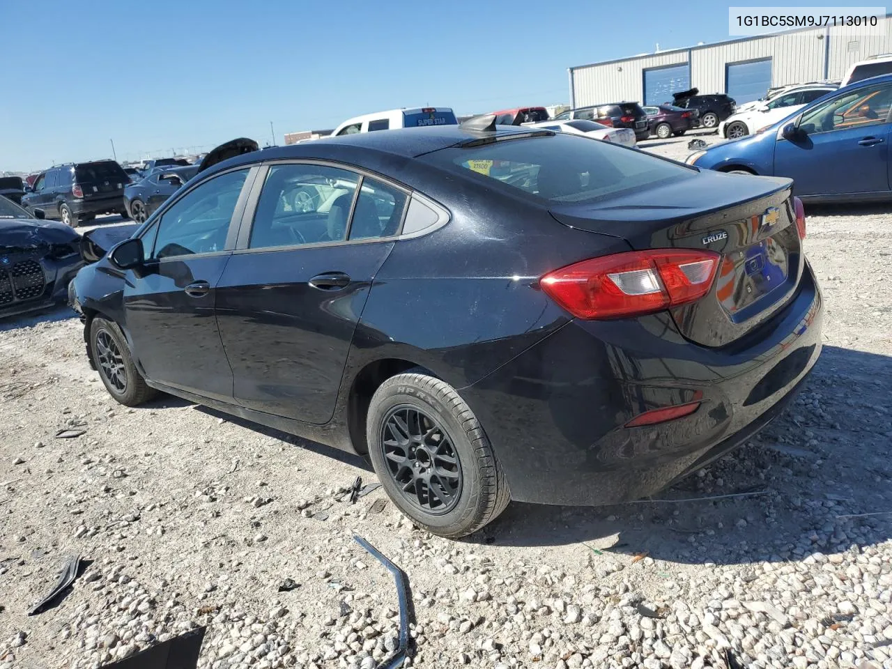 2018 Chevrolet Cruze Ls VIN: 1G1BC5SM9J7113010 Lot: 72723224