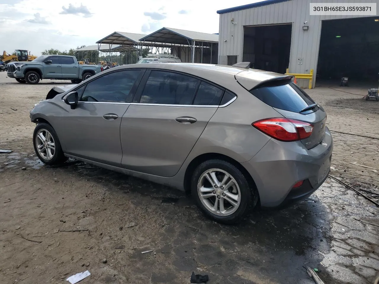 2018 Chevrolet Cruze Lt VIN: 3G1BH6SE3JS593871 Lot: 72761044