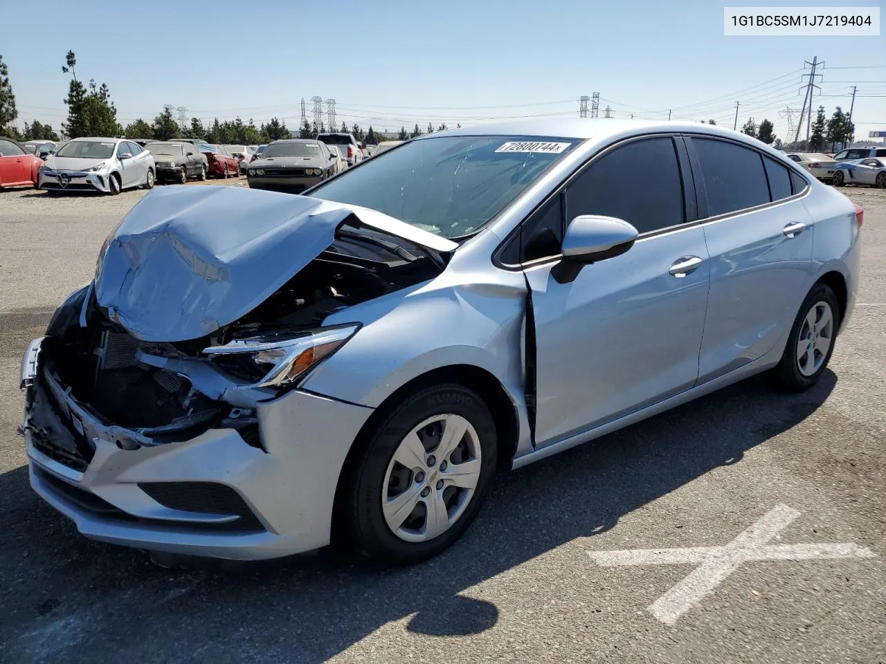 1G1BC5SM1J7219404 2018 Chevrolet Cruze Ls