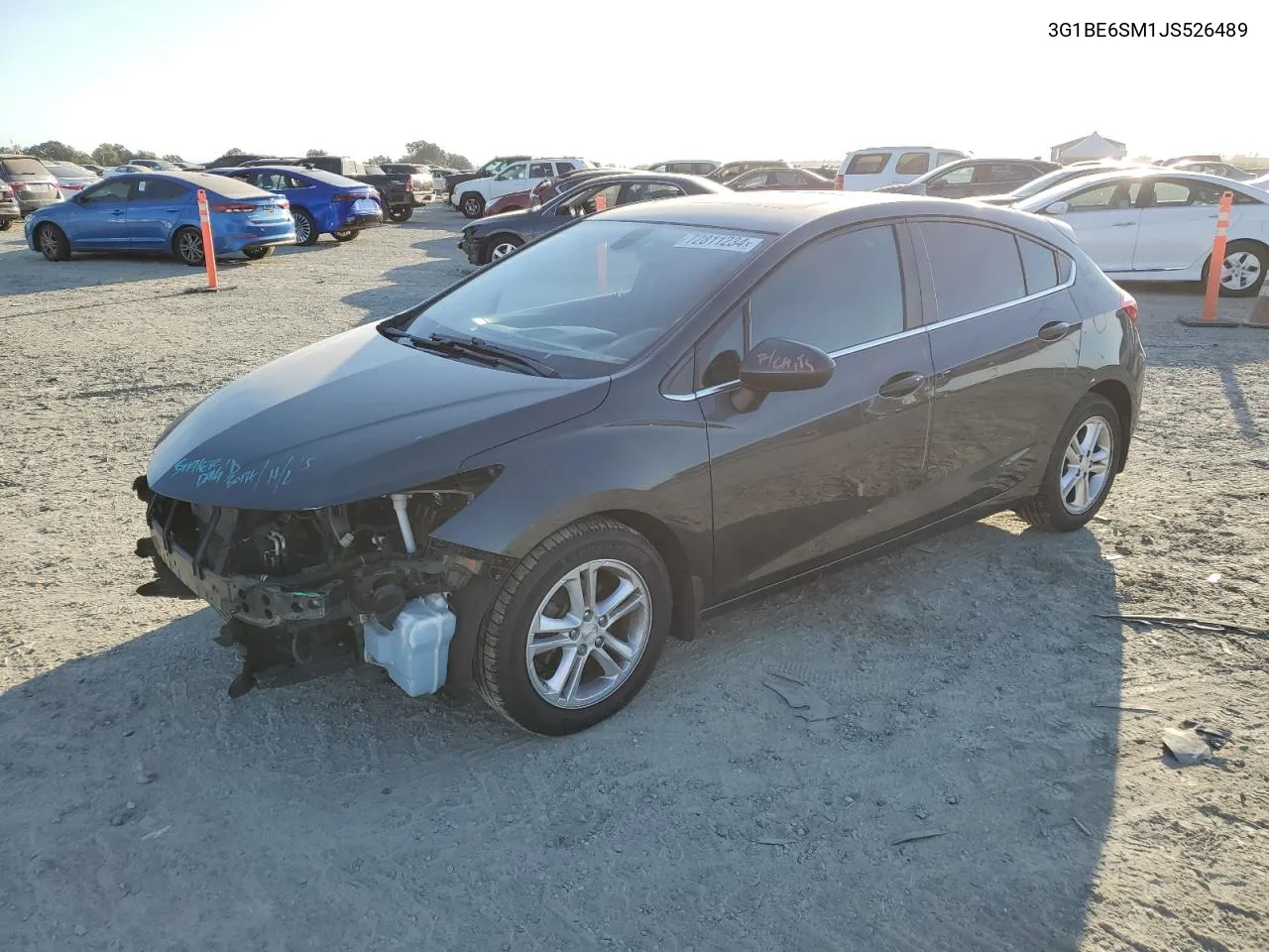 2018 Chevrolet Cruze Lt VIN: 3G1BE6SM1JS526489 Lot: 72811234