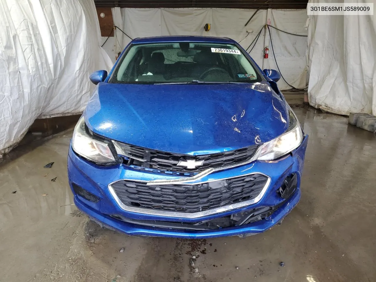 2018 Chevrolet Cruze Lt VIN: 3G1BE6SM1JS589009 Lot: 73019344