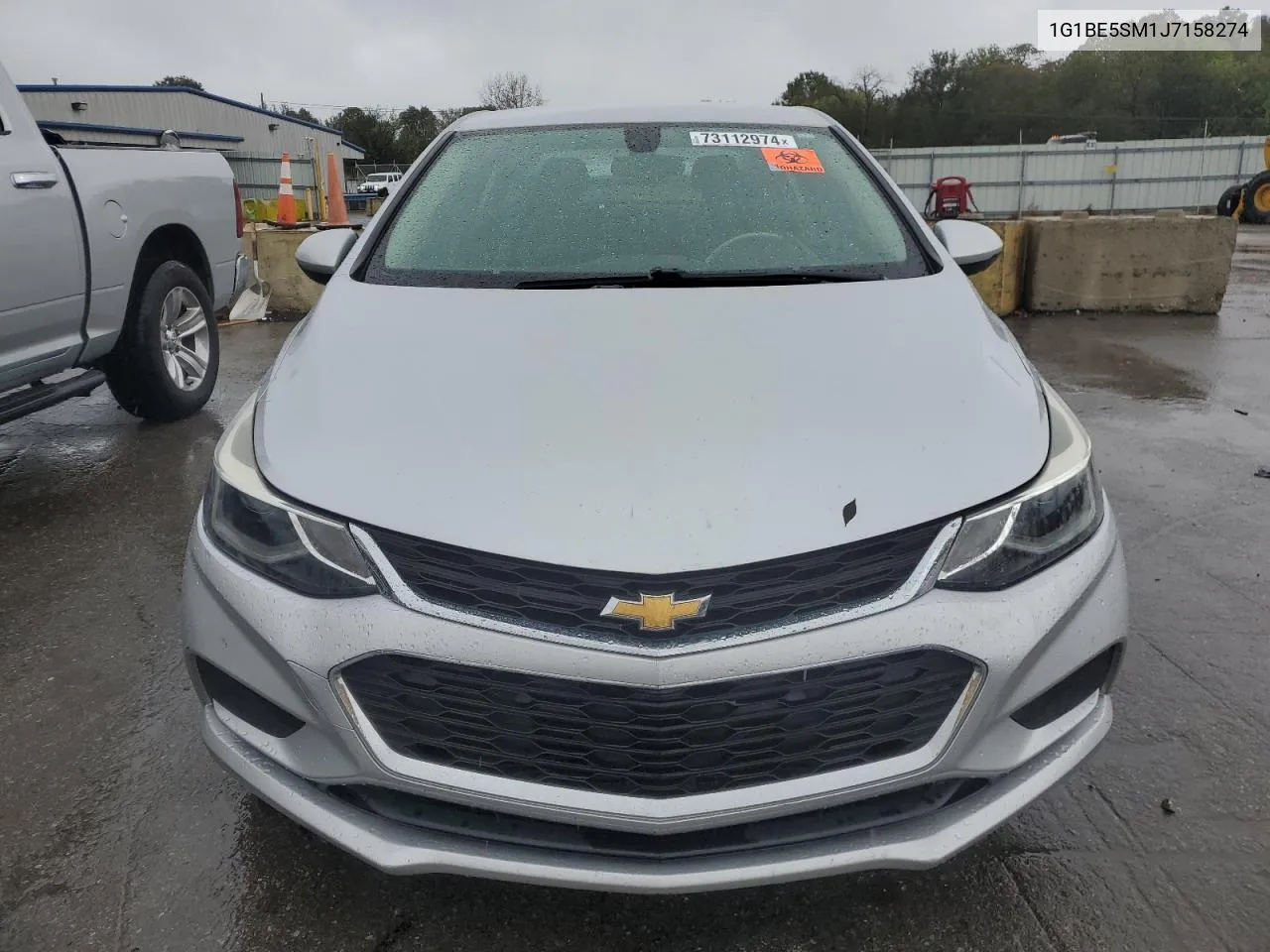 2018 Chevrolet Cruze Lt VIN: 1G1BE5SM1J7158274 Lot: 73112974