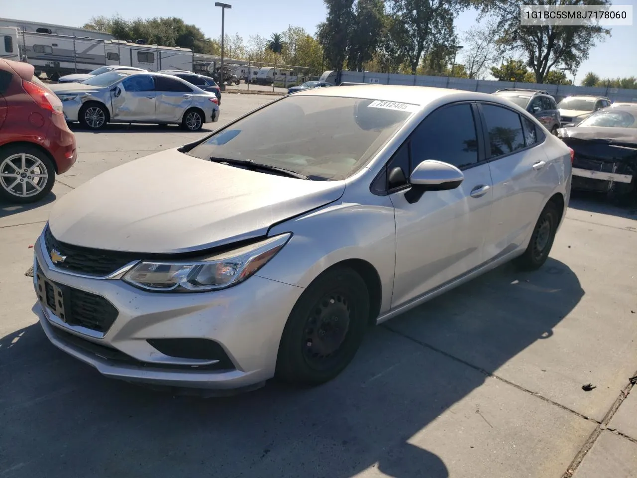 2018 Chevrolet Cruze Ls VIN: 1G1BC5SM8J7178060 Lot: 73124854