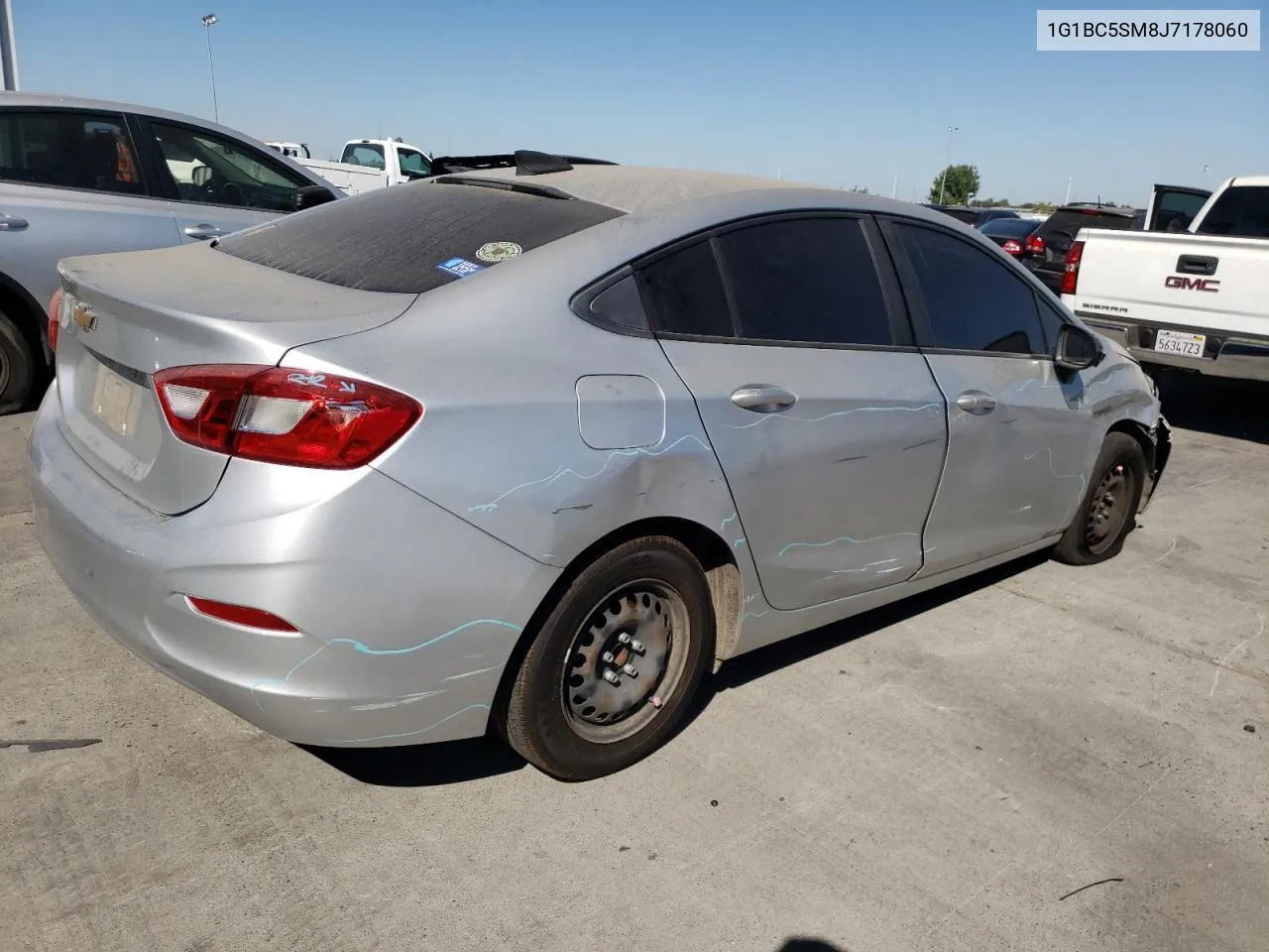 2018 Chevrolet Cruze Ls VIN: 1G1BC5SM8J7178060 Lot: 73124854