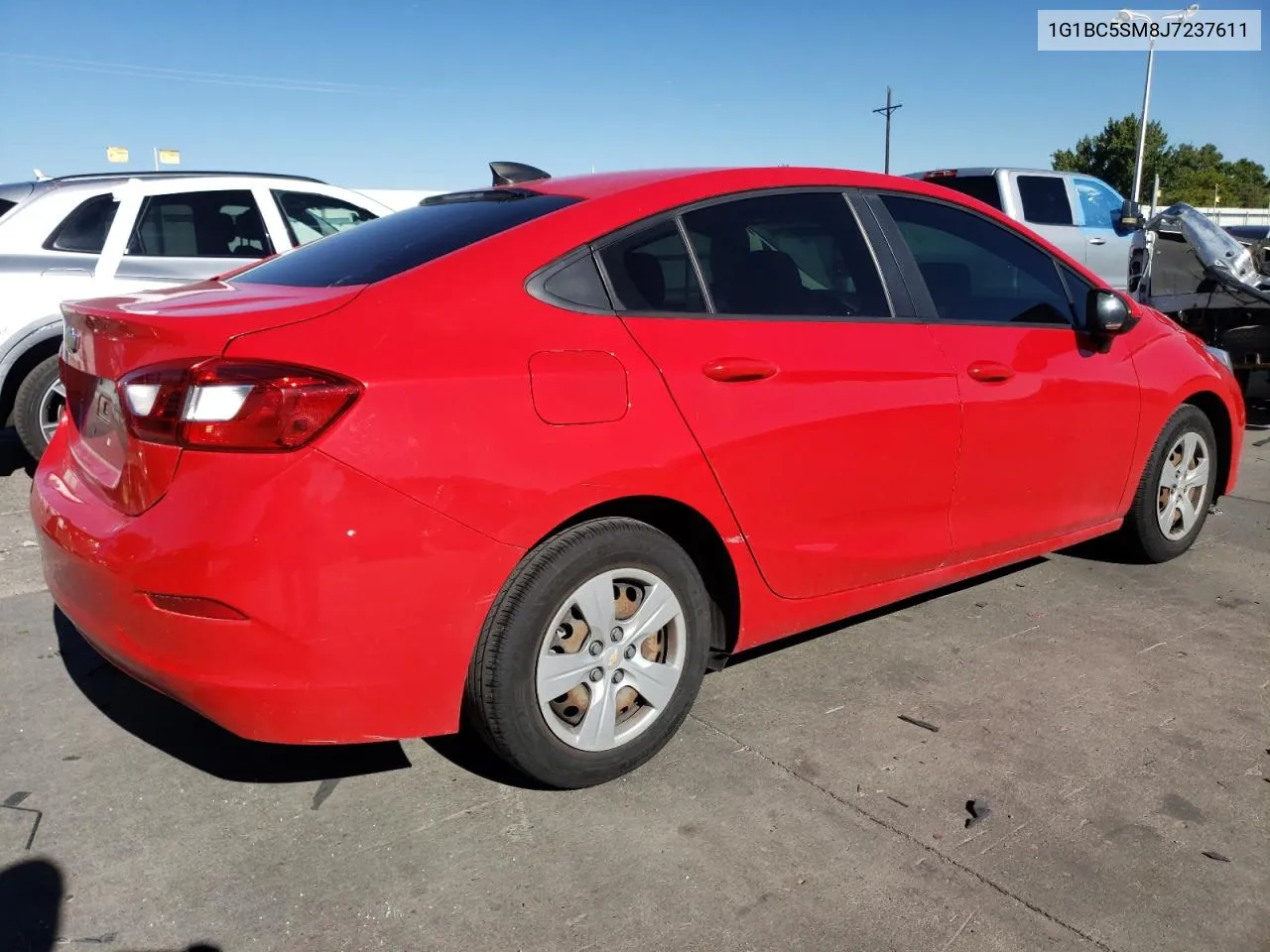 2018 Chevrolet Cruze Ls VIN: 1G1BC5SM8J7237611 Lot: 73238174