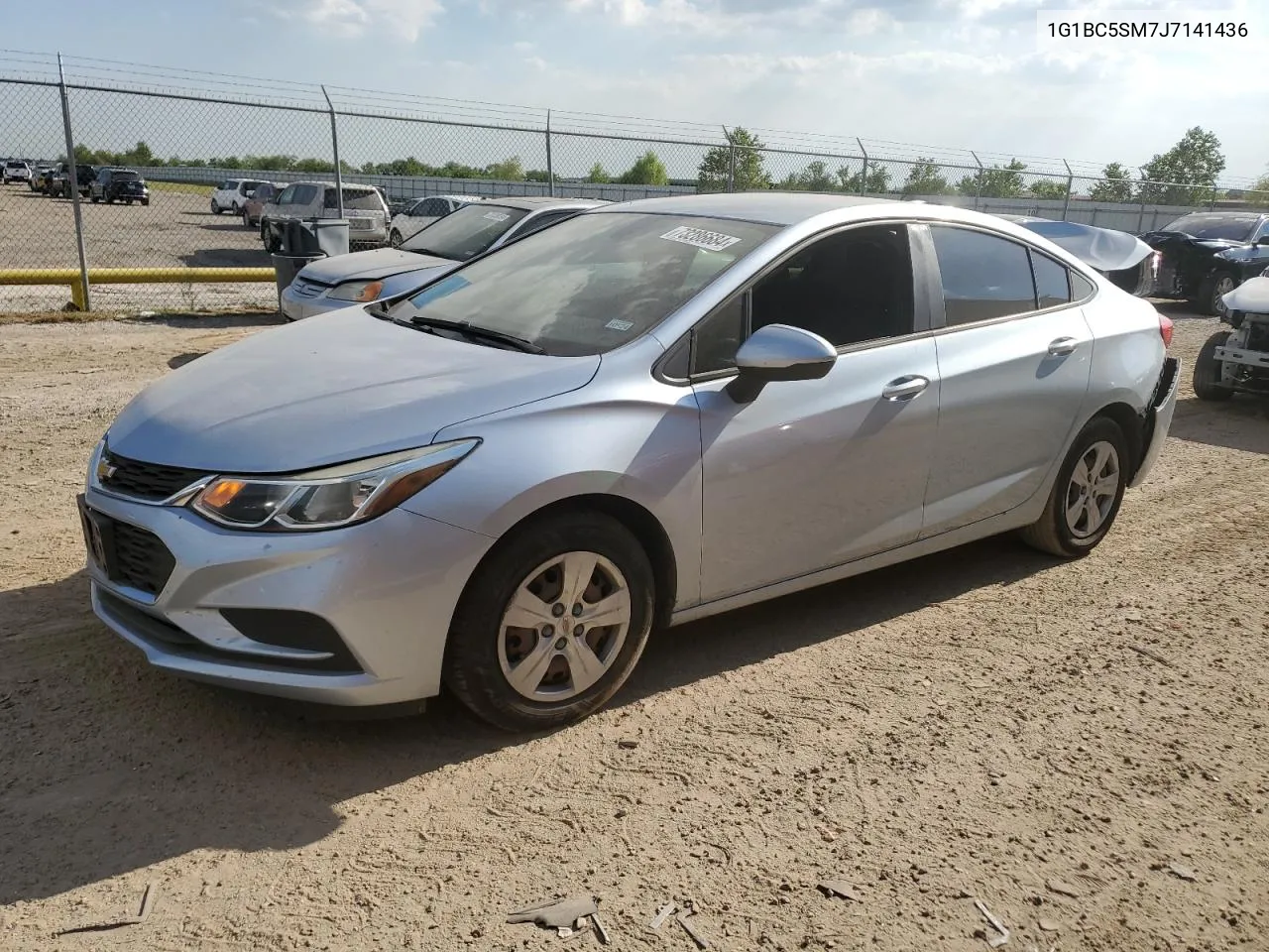 2018 Chevrolet Cruze Ls VIN: 1G1BC5SM7J7141436 Lot: 73286684