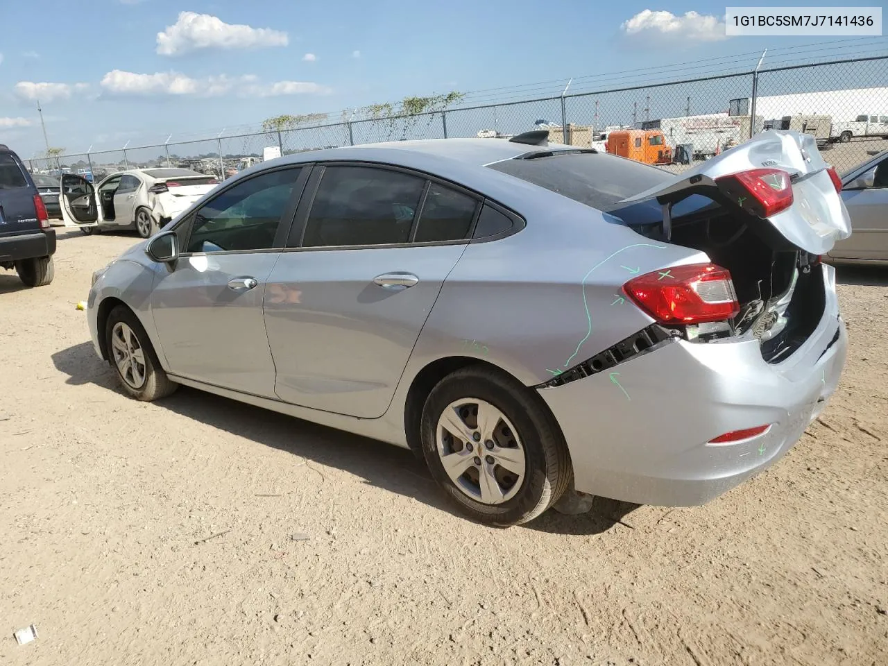 2018 Chevrolet Cruze Ls VIN: 1G1BC5SM7J7141436 Lot: 73286684