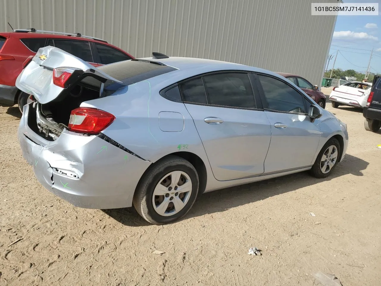 2018 Chevrolet Cruze Ls VIN: 1G1BC5SM7J7141436 Lot: 73286684