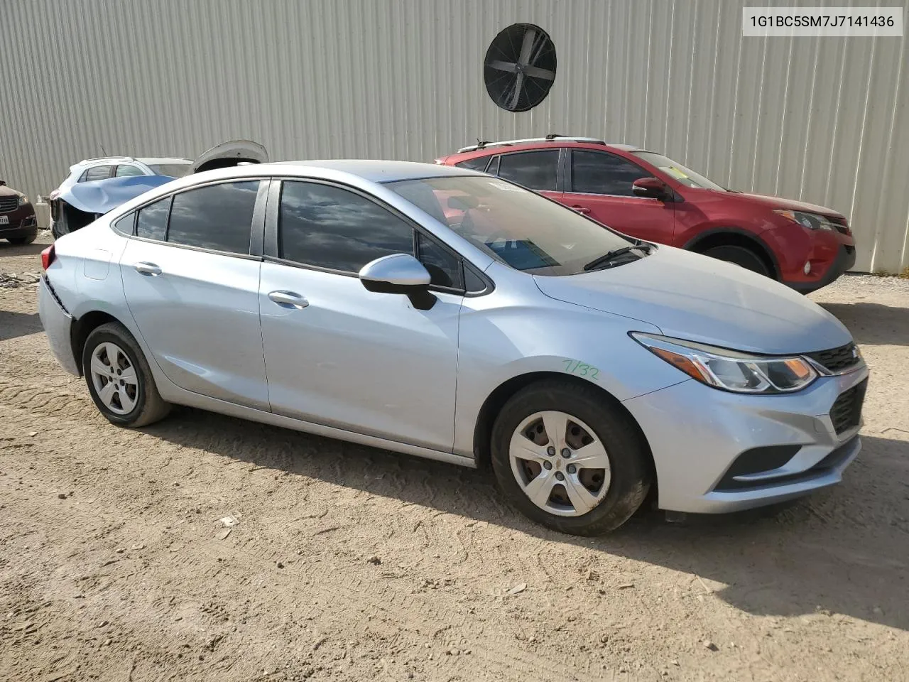 2018 Chevrolet Cruze Ls VIN: 1G1BC5SM7J7141436 Lot: 73286684