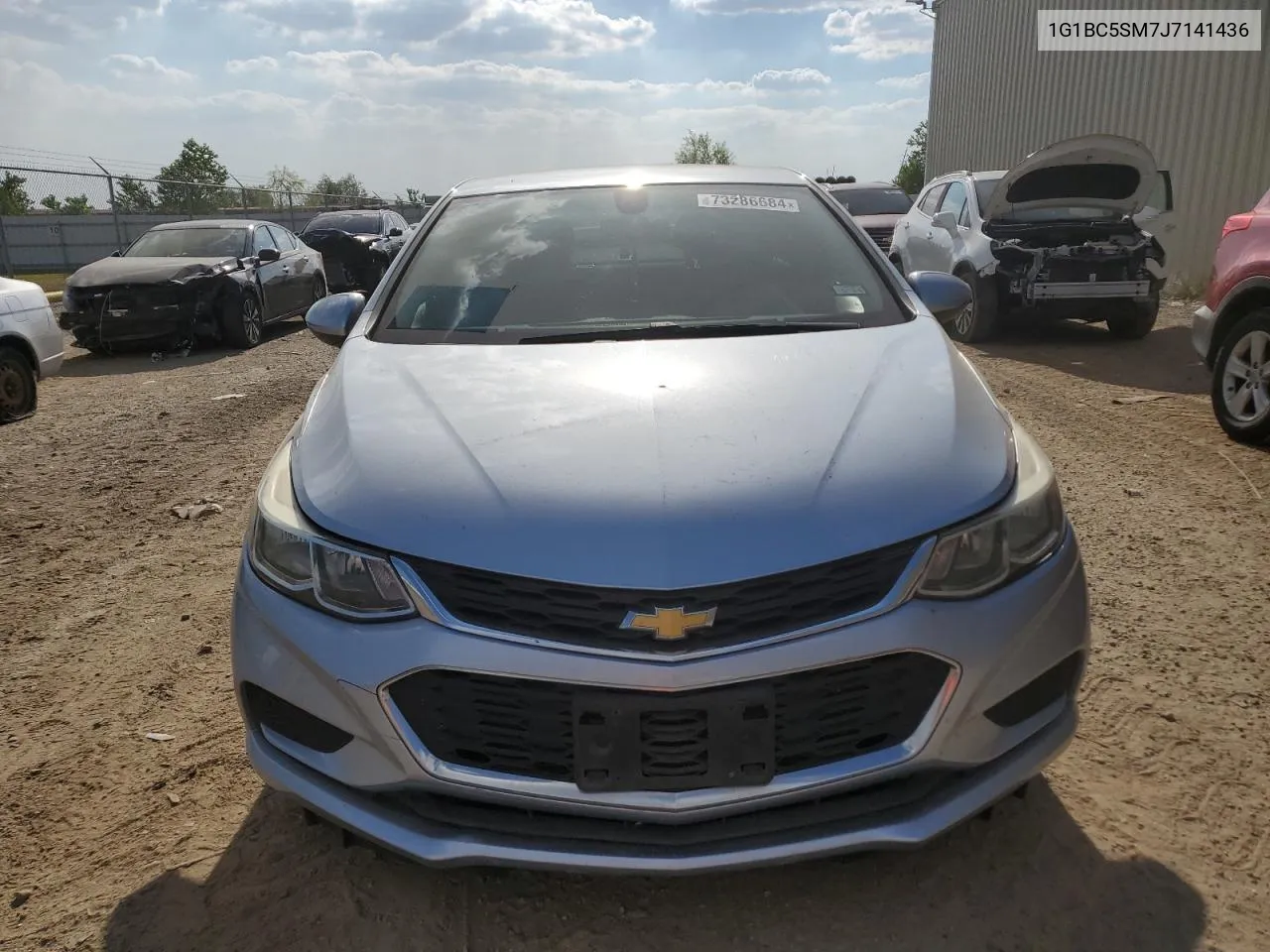 2018 Chevrolet Cruze Ls VIN: 1G1BC5SM7J7141436 Lot: 73286684