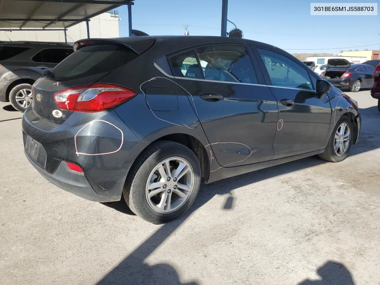 2018 Chevrolet Cruze Lt VIN: 3G1BE6SM1JS588703 Lot: 73298234