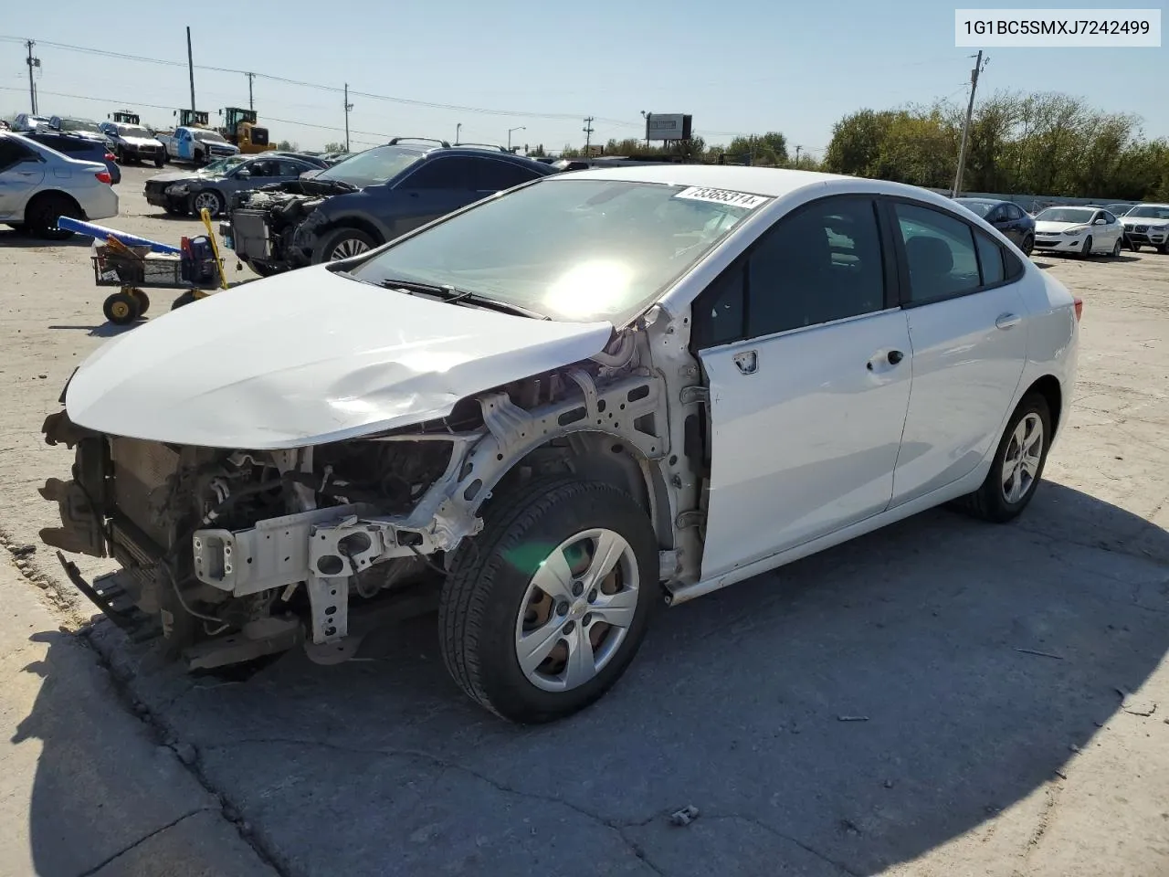 2018 Chevrolet Cruze Ls VIN: 1G1BC5SMXJ7242499 Lot: 73365314