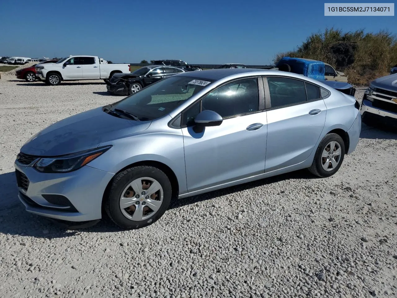 2018 Chevrolet Cruze Ls VIN: 1G1BC5SM2J7134071 Lot: 73378624